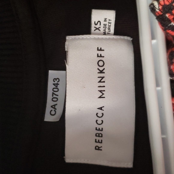 Rebecca Minkoff | Sara Ditsy Floral Sweater 1/4 zip - Picture 7 of 9